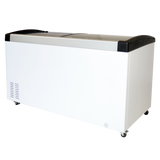 Glass Door Chest Freezer 9.6 CU